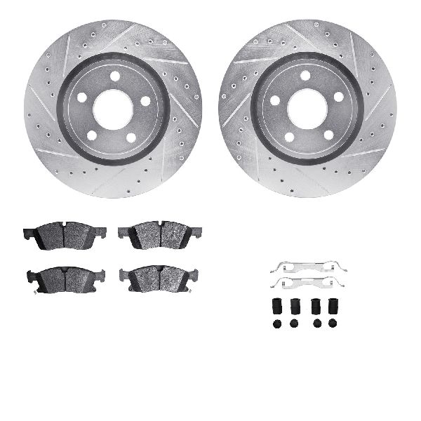 2012-2020 Dodge Durango Disc Brake Kit - Front (Dynamic Friction)
