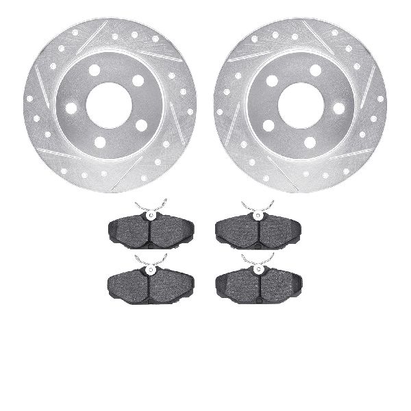 1993-2002 Lincoln Continental Disc Brake Kit - Rear (Dynamic Friction)