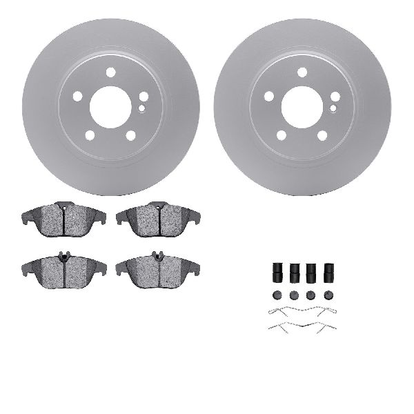 2013-2014 Mercedes-Benz C300 Disc Brake Kit - Rear (Dynamic Friction)