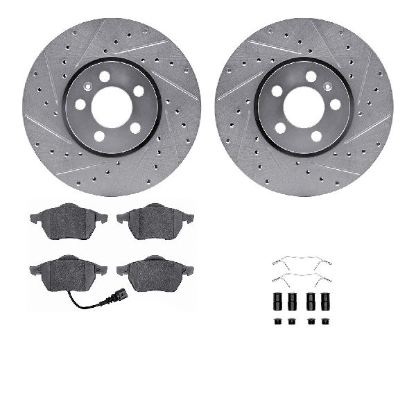 2000-2005 Volkswagen Jetta Disc Brake Kit - Front (Dynamic Friction)