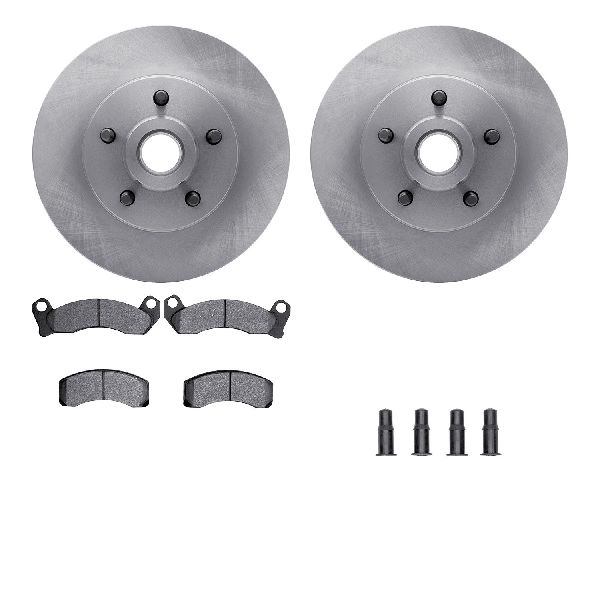 1990-1991 Mercury Grand Marquis Disc Brake Kit - Front (Dynamic Friction)