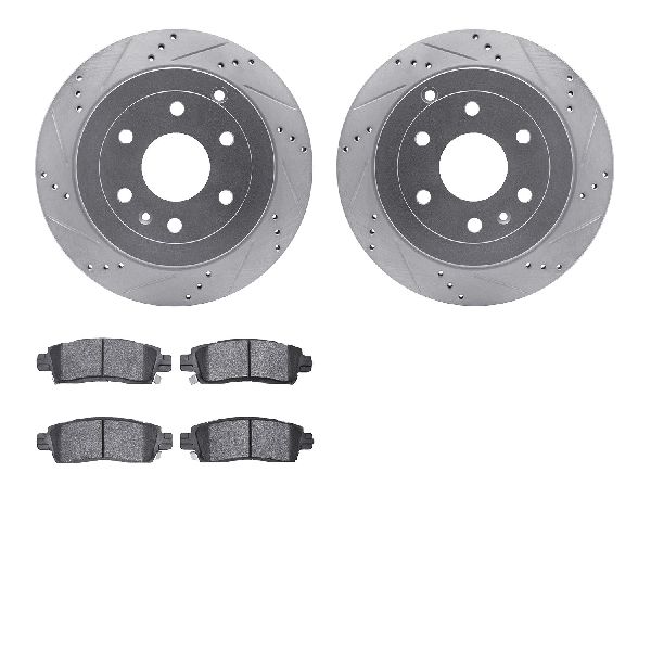 2008-2017 Buick Enclave Disc Brake Kit - Rear (Dynamic Friction)