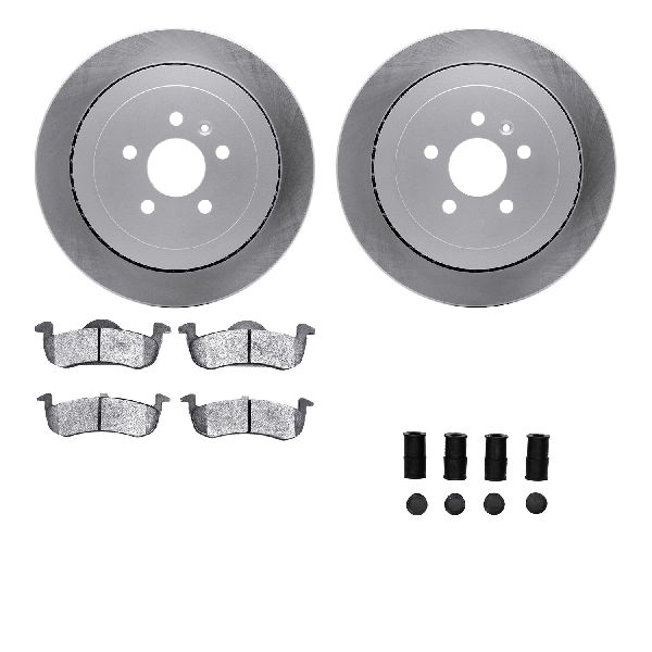 2013-2016 Lincoln MKT Disc Brake Kit - Rear (Dynamic Friction)