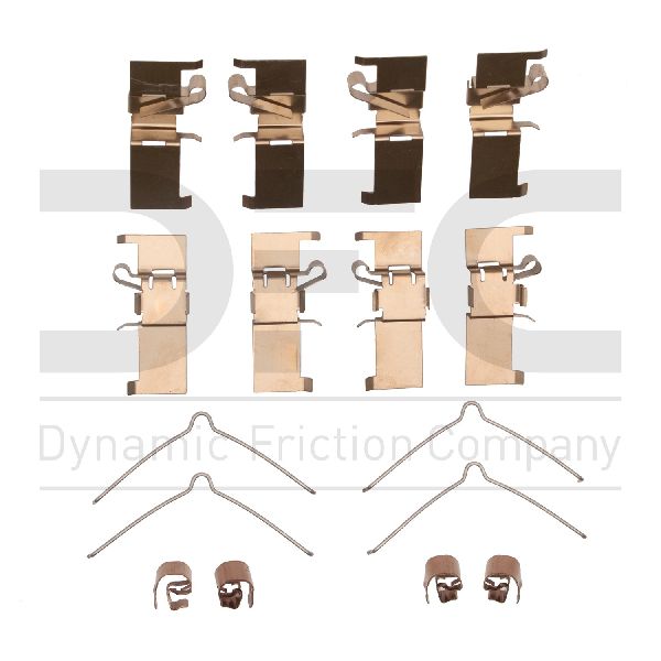 2013-2018 Lexus ES300h Disc Brake Hardware Kit - Front (Dynamic Friction)