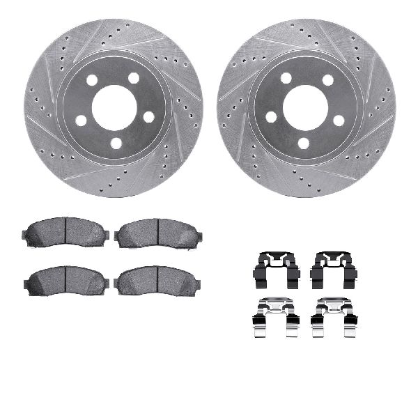 2001-2005 Ford Explorer Sport Trac Disc Brake Kit - Front (Dynamic Friction)
