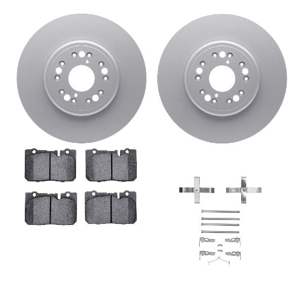 1995-2000 Lexus LS400 Disc Brake Kit - Front (Dynamic Friction)
