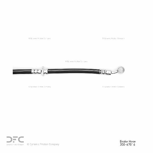 1986-1990 Nissan Sentra Brake Hydraulic Hose - Front (Dynamic Friction)