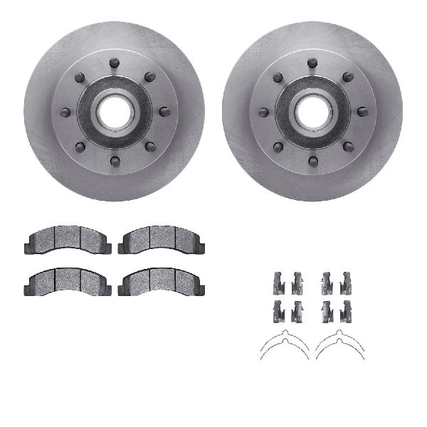 2000-2002 Ford Excursion Disc Brake Kit - Front (Dynamic Friction)