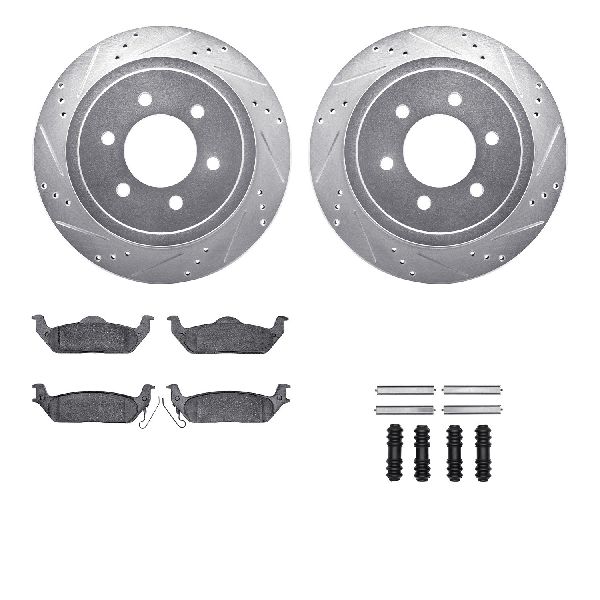 2006-2008 Lincoln Mark LT Disc Brake Kit - Rear (Dynamic Friction)
