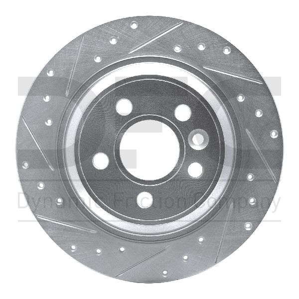 2008-2016 Volvo S80 Disc Brake Rotor - Rear Left (Dynamic Friction)