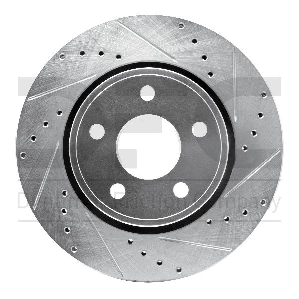 2006-2010 Jeep Commander Disc Brake Rotor - Front Right (Dynamic Friction)
