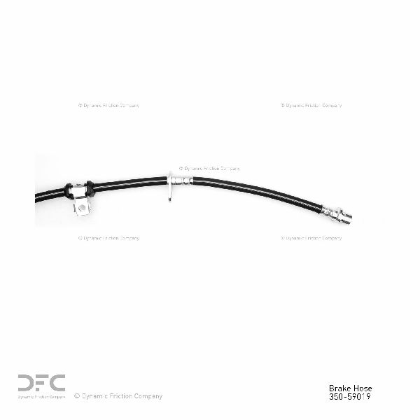 1988-1991 Honda Prelude Brake Hydraulic Hose - Front Right (Dynamic Friction)