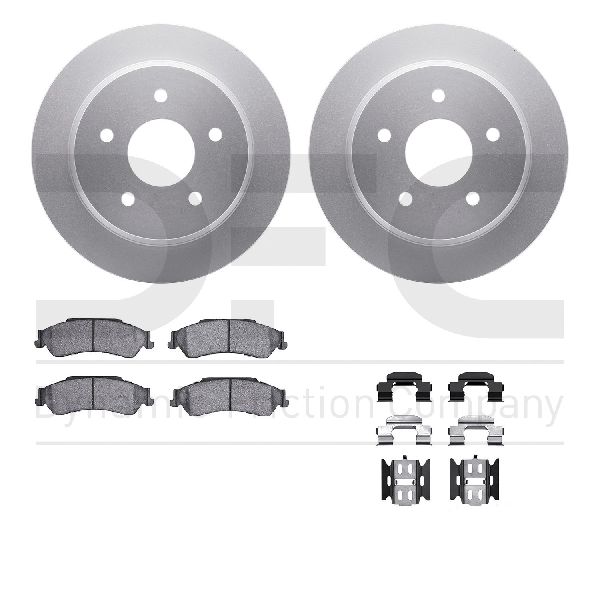1997-2005 Chevrolet Blazer Disc Brake Kit - Rear (Dynamic Friction)