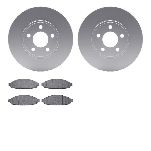 2003-2011 Lincoln Town Car Disc Brake Kit - Front (Dynamic Friction)