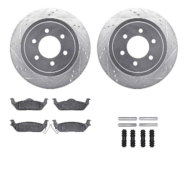 2010-2011 Lincoln Mark LT Disc Brake Kit - Rear (Dynamic Friction)