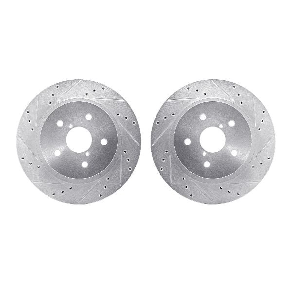 2016-2024 Subaru WRX Disc Brake Rotor Set - Rear (Dynamic Friction)