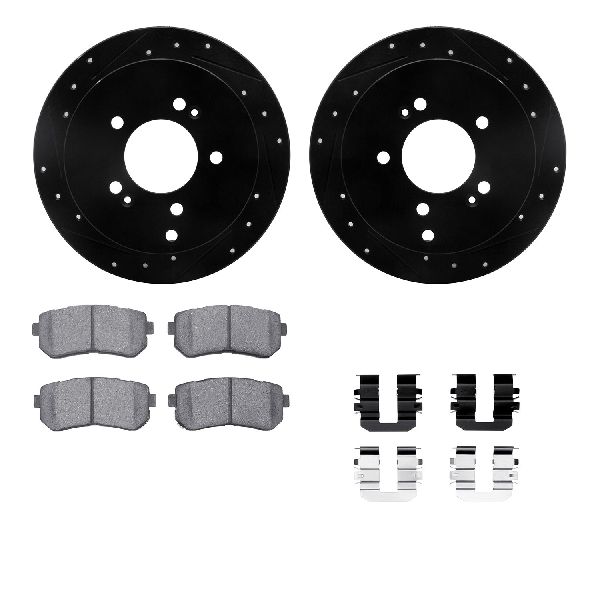 2010-2015 Hyundai Tucson Disc Brake Kit - Rear (Dynamic Friction)
