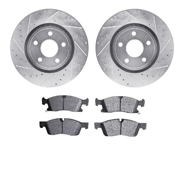 2011-2020 Dodge Durango Disc Brake Kit - Front (Dynamic Friction)