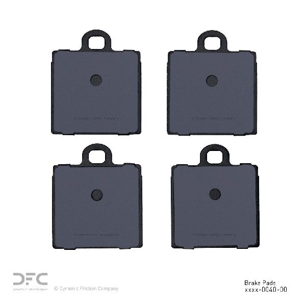 1966-1970 Volkswagen Karmann Ghia Disc Brake Pad Set - Front (Dynamic Friction)