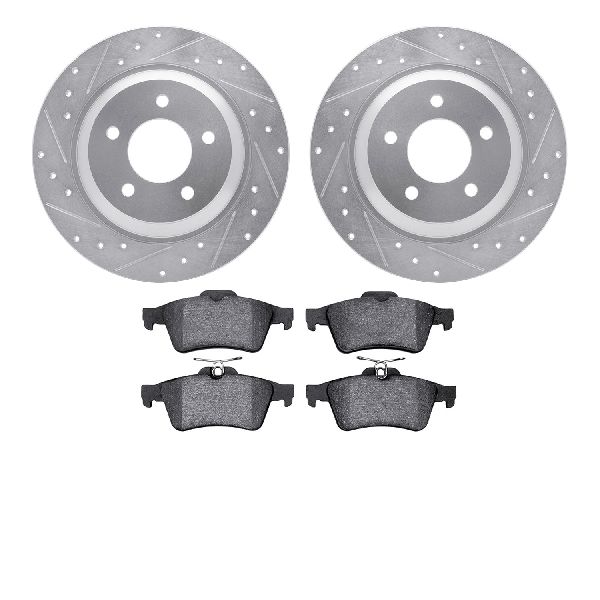 2006-2015 Mazda 5 Disc Brake Kit - Rear (Dynamic Friction)