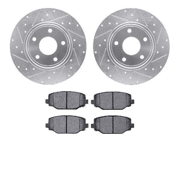 2012-2020 Dodge Journey Disc Brake Kit - Rear (Dynamic Friction)
