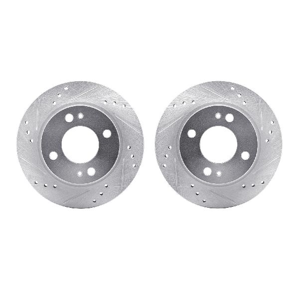 2014-2015 Mitsubishi Mirage Disc Brake Rotor Set - Front (Dynamic Friction)
