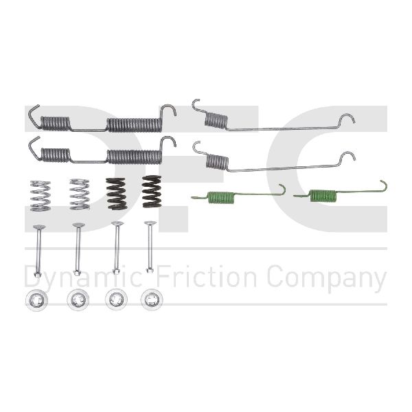 1984-1985 BMW 318i Drum Brake Hardware Kit - Rear (Dynamic Friction)
