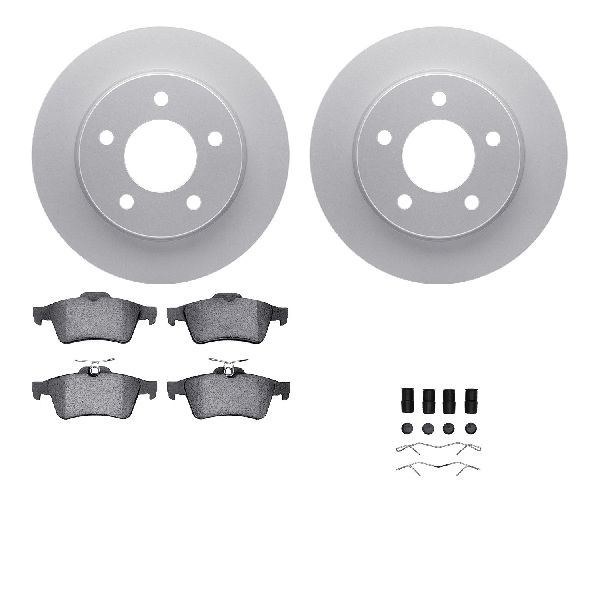 2004-2013 Mazda 3 Disc Brake Kit - Rear (Dynamic Friction)