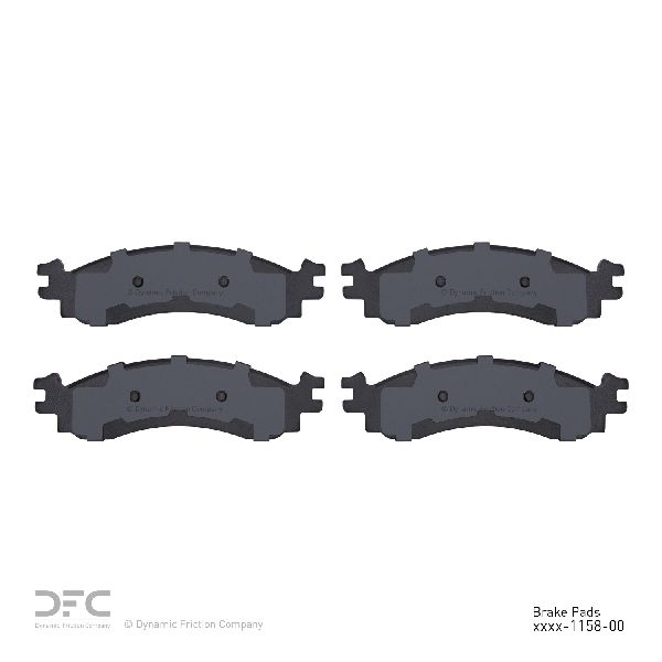 2006-2010 Mercury Mountaineer Disc Brake Pad Set - Front (Dynamic Friction)