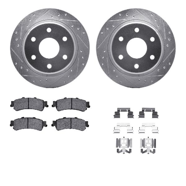 2000-2002 Chevrolet Tahoe Disc Brake Kit - Rear (Dynamic Friction)