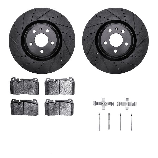 2017-2020 Porsche Macan Disc Brake Kit - Front (Dynamic Friction)