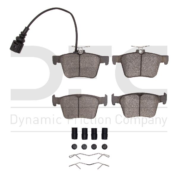 2013-2020 Audi A3 Disc Brake Pad Set - Rear (Dynamic Friction)