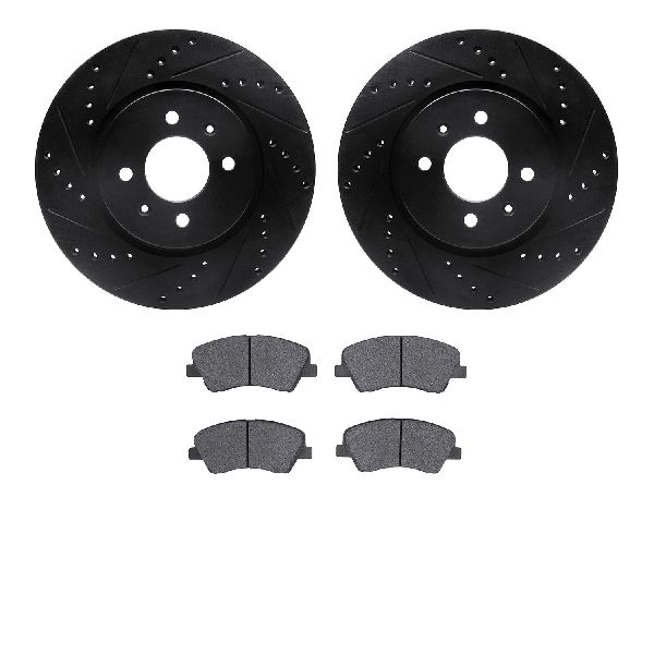 2018-2022 Hyundai Accent Disc Brake Kit - Front (Dynamic Friction)