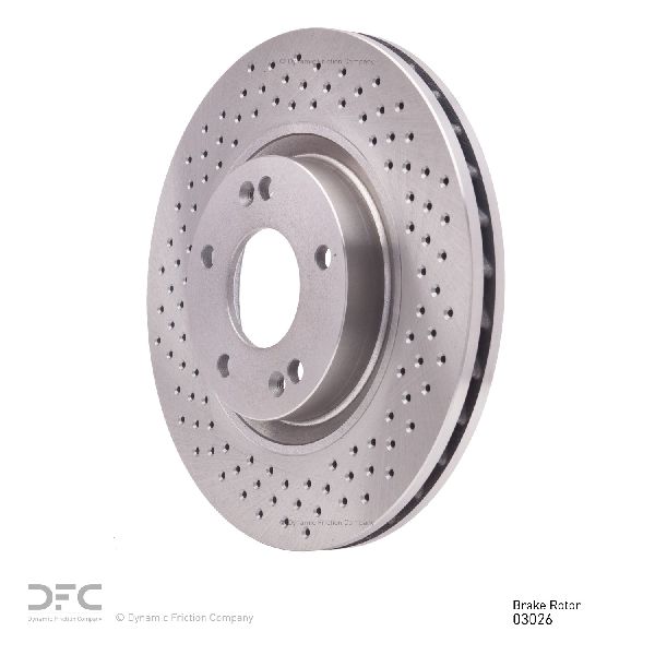 2007-2008 Hyundai Tiburon Disc Brake Rotor - Front (Dynamic Friction)