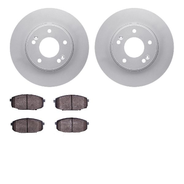 2010-2013 Kia Forte Koup Disc Brake Kit - Front (Dynamic Friction)
