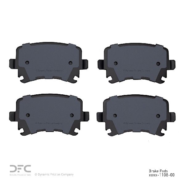 2006-2010 Volkswagen Passat Disc Brake Pad Set - Rear (Dynamic Friction)