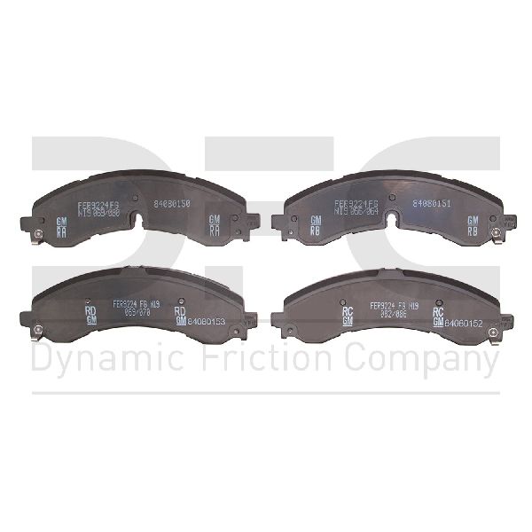 2020-2025 GMC Sierra 2500 HD Disc Brake Pad Set - Front or Rear (Dynamic Friction)