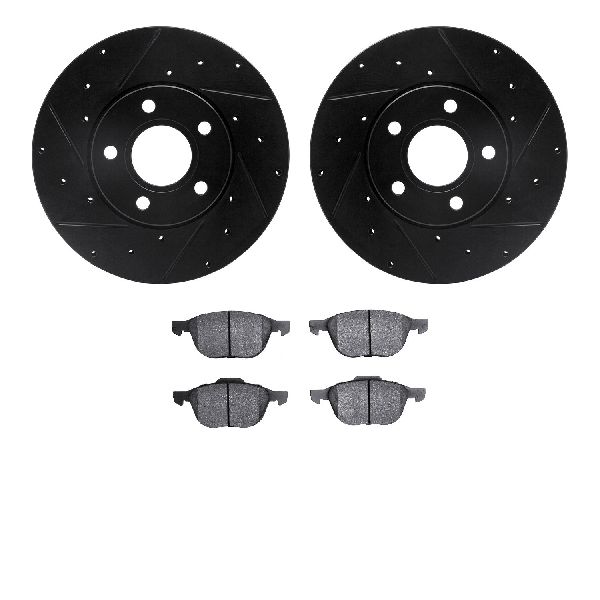 2012-2013 Volvo C30 Disc Brake Kit - Front (Dynamic Friction)