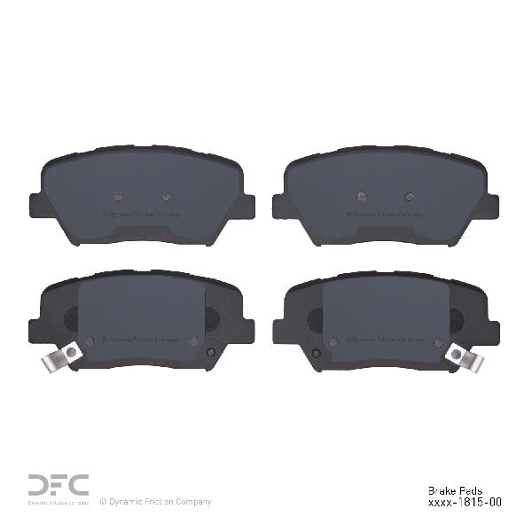2012-2017 Hyundai Azera Disc Brake Pad Set - Front (Dynamic Friction)