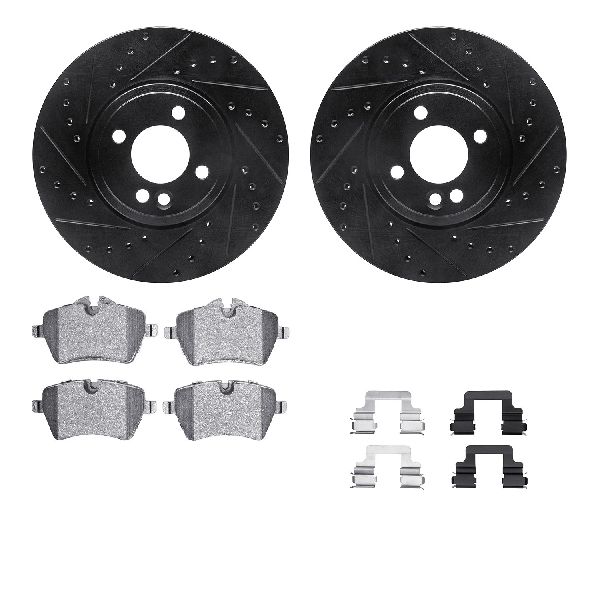 2002-2006 Mini Cooper Disc Brake Kit - Front (Dynamic Friction)