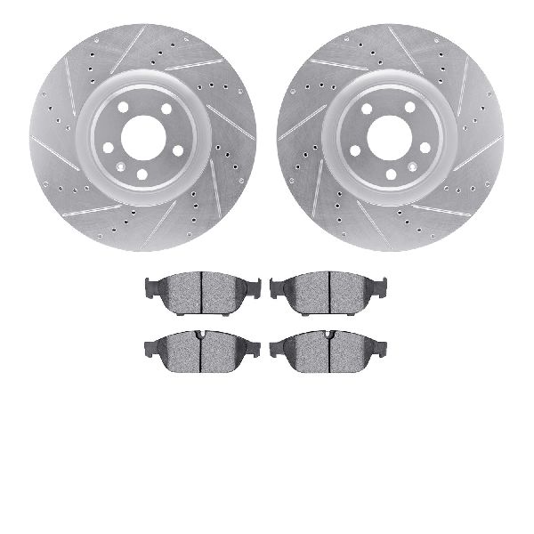 2016-2018 Audi A6 Disc Brake Kit - Front (Dynamic Friction)
