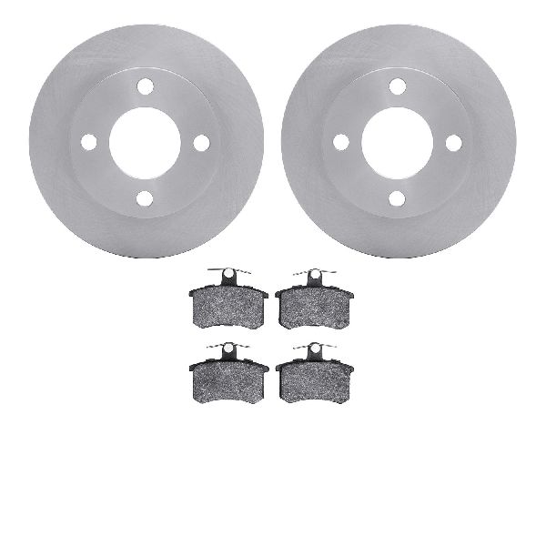 1988-1992 Audi 80 Disc Brake Kit - Rear (Dynamic Friction)