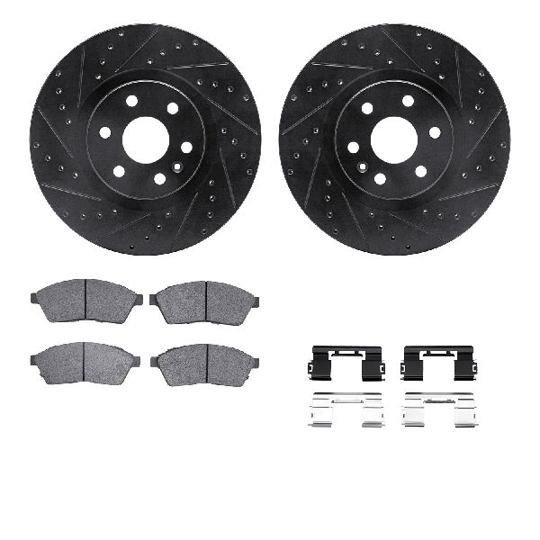 2010-2016 Cadillac SRX Disc Brake Kit - Front (Dynamic Friction)
