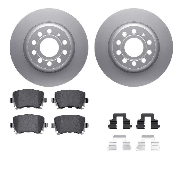 2009-2017 Volkswagen CC Disc Brake Kit - Rear (Dynamic Friction)