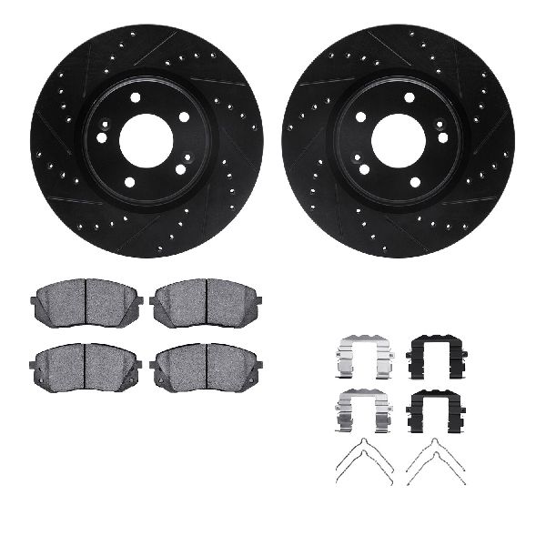 2020-2023 Kia Forte5 Disc Brake Kit - Front (Dynamic Friction)