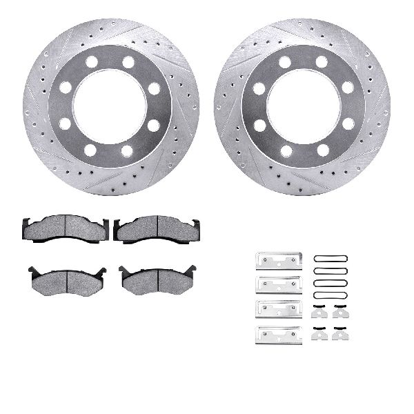 1981-1994 Dodge B350 Disc Brake Kit - Front (Dynamic Friction)