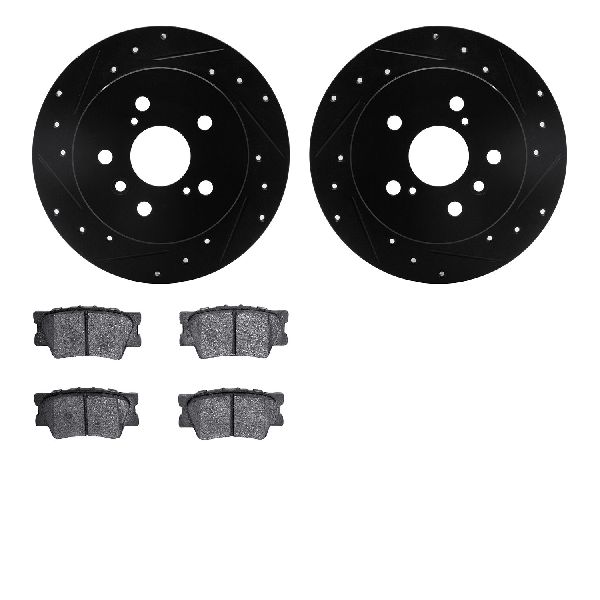 2012-2017 Toyota Camry Disc Brake Kit - Rear (Dynamic Friction)