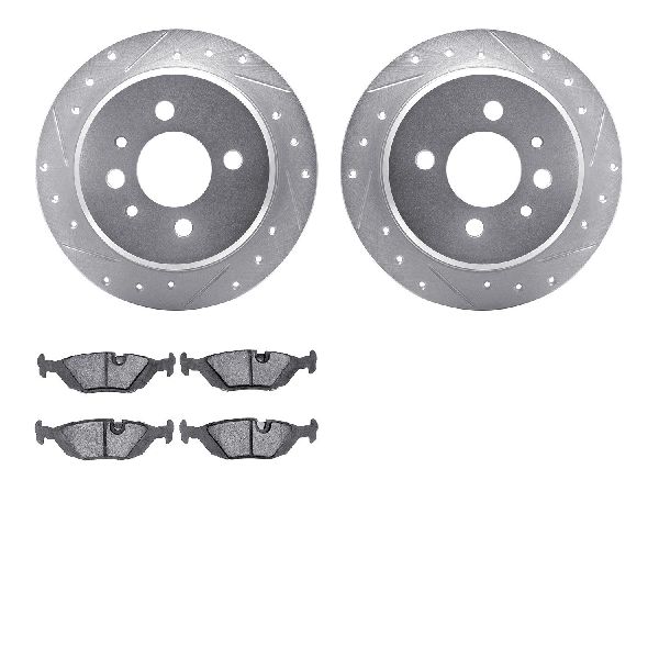 1986-1988 BMW 325 Disc Brake Kit - Rear (Dynamic Friction)
