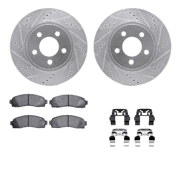 2001-2005 Ford Explorer Sport Trac Disc Brake Kit - Front (Dynamic Friction)
