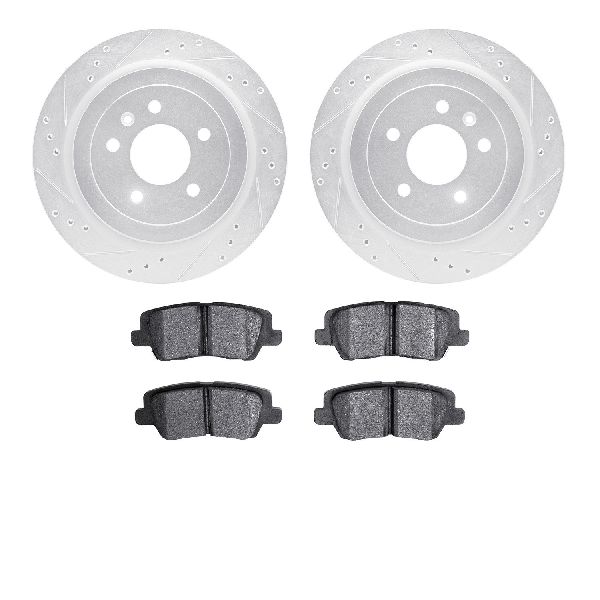 2013-2015 Cadillac ATS Disc Brake Kit - Rear (Dynamic Friction)